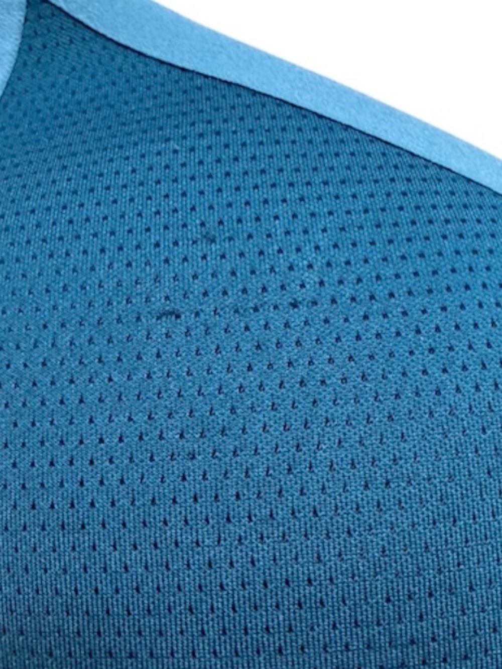 Nike Blue Sports Bra - Racerback, Perforated Back, Adjustable Straps - Picture 14 of 15